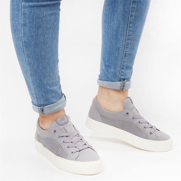 UGG Women's Zilo Knit Soft Amethyst Sneakers Trainers COMFORTABLE FLAT SHOES 8 - Picture 6 of 11